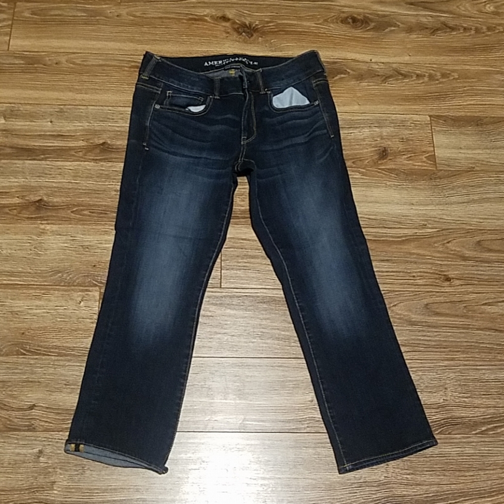 American Eagle Artist crop super stretch